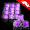 LED Ice Cubes 12 Count Purple
